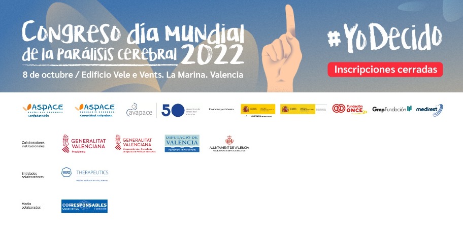 cartel congreso y colaboradores congreso. El congreso será el 8 de octubre en edificio Vele e Vents, Valencia.