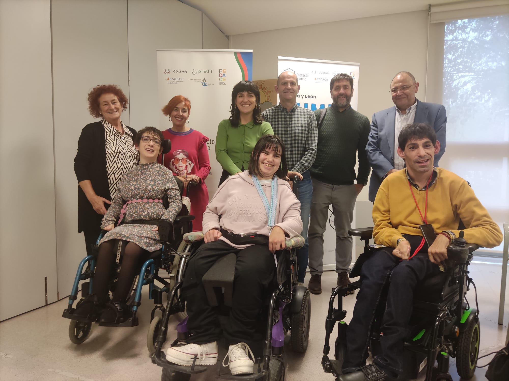 Visita de representantes del Ministerio de Derechos Sociales y Agenda 2030 a las entidades de Castilla y León que participan en el Proyecto RUMBO
