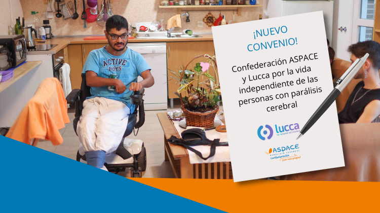Confederación ASPACE y Lucca se unen para garantizar la vida independiente de las personas con parálisis cerebral a través de la domótica 