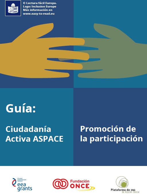 Apostamos por la lectura fácil en nuestras publicaciones con la adaptación de la guía Ciudadanía Activa ASPACE: promoción de la participación