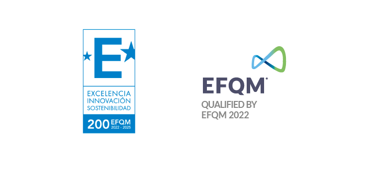 Renovamos el Sello de Excelencia Europea EFQM 200+, que reconoce la gestión excelente, innovadora y sostenible 