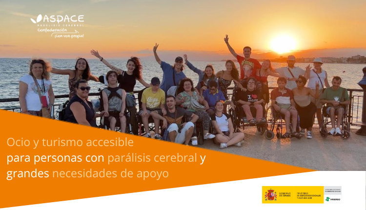 Más de 500 personas con parálisis cerebral y grandes necesidades de apoyo disfrutaron de los viajes de ocio y turismo accesible en el Movimiento ASPACE