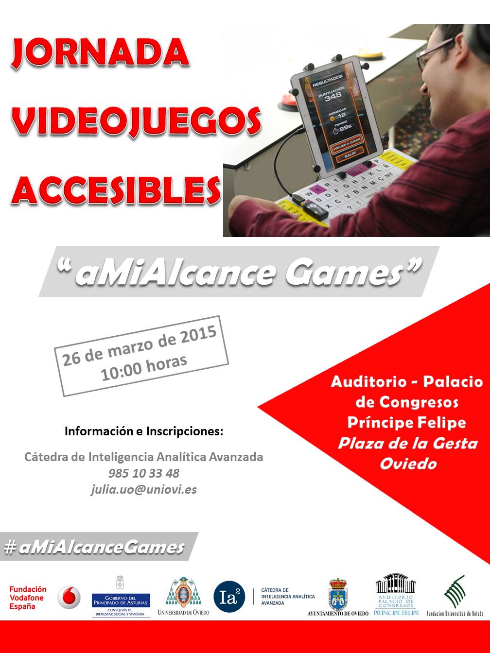 Jornada de videojuegos accesibles en Oviedo