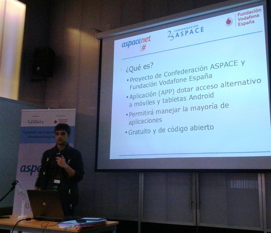 Presentación de #ASPACEnet en droidCon